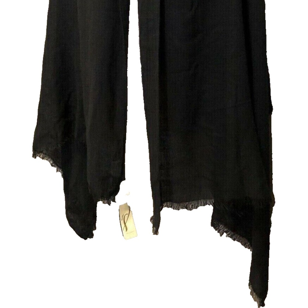 (NWT) Collection Eighteen XllX Black Oversized Eyelash Fringed Wrap/Scarf OS - Picture 10 of 14